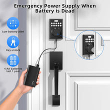 Load image into Gallery viewer, Keyless Entry Door Lock Deadbolt with Handle Set for Front Door,Keypad Door Lock with Handle,Front Loor Lock Set,Keyless Entry Door Lock set